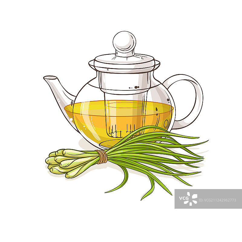 柠檬草茶图片素材