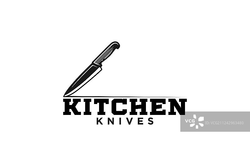 厨房刀具Logo设计灵感图片素材