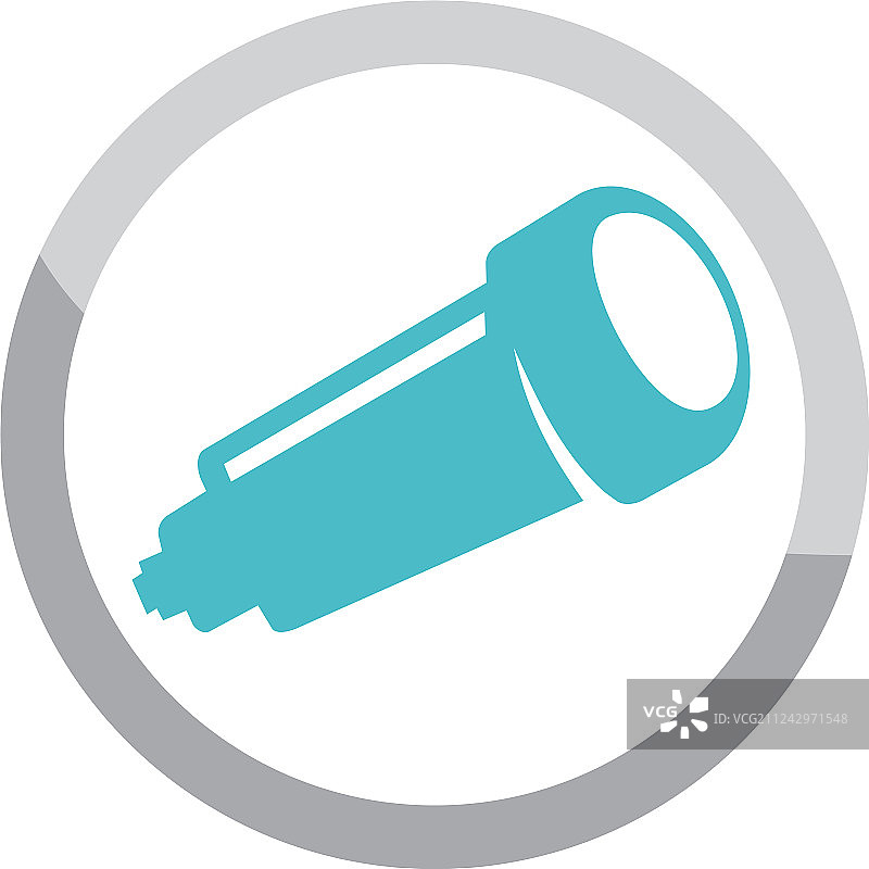 望远镜Logo设计模板图片素材