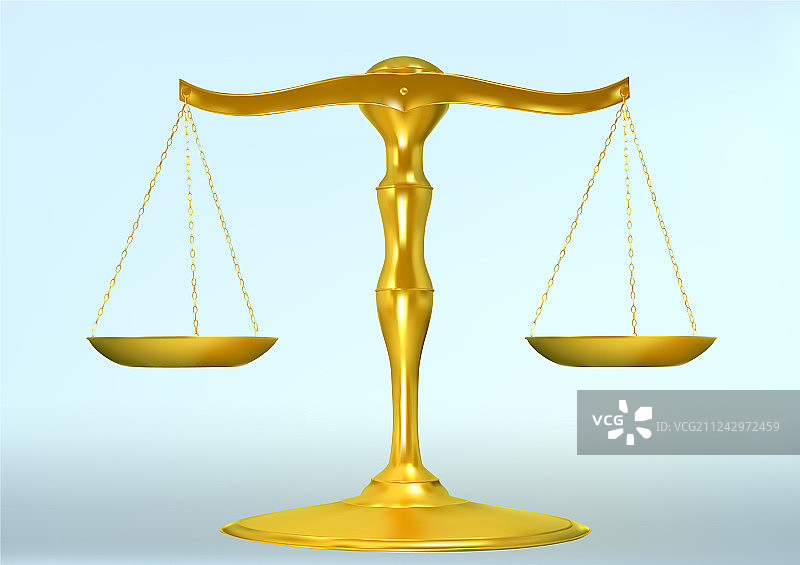 带链条的天平图片素材