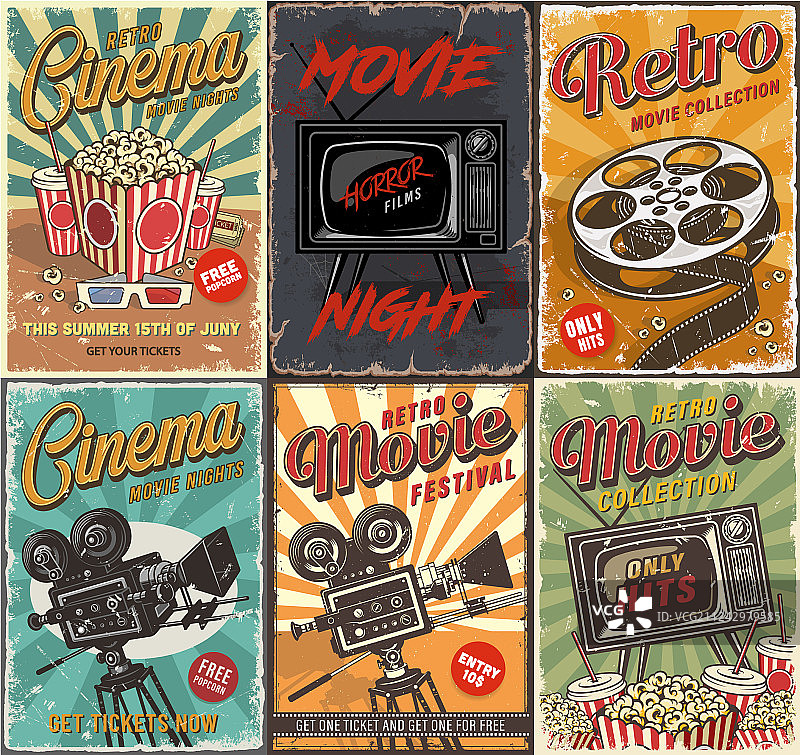 电影海报集图片素材