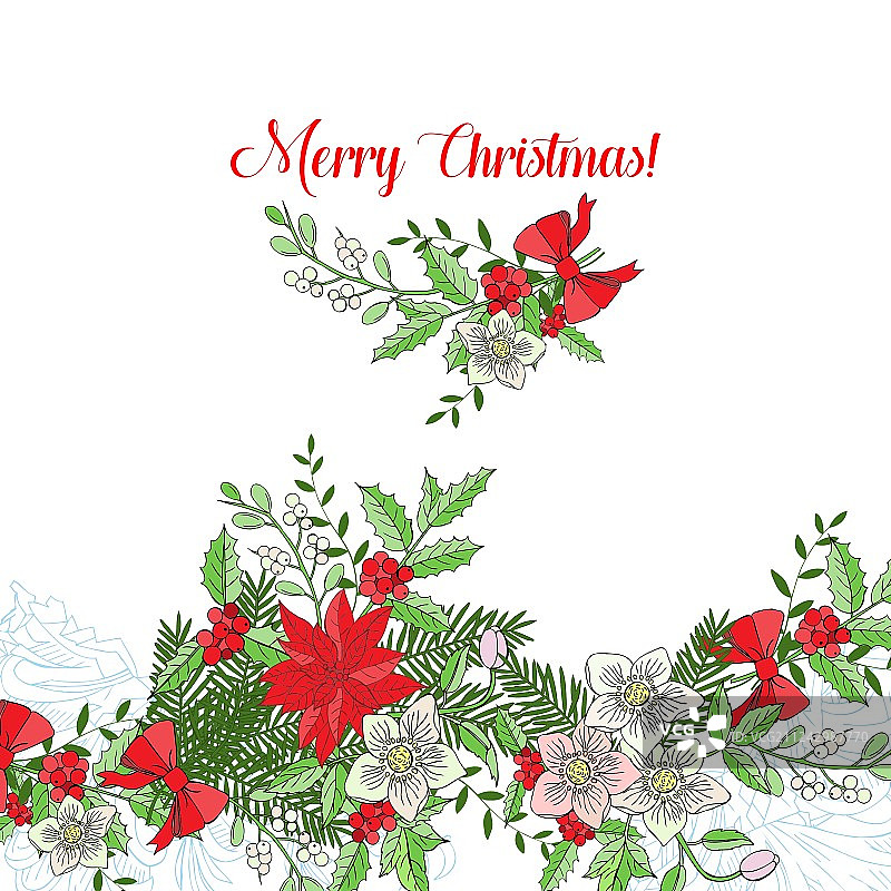 圣诞装饰背景图片素材