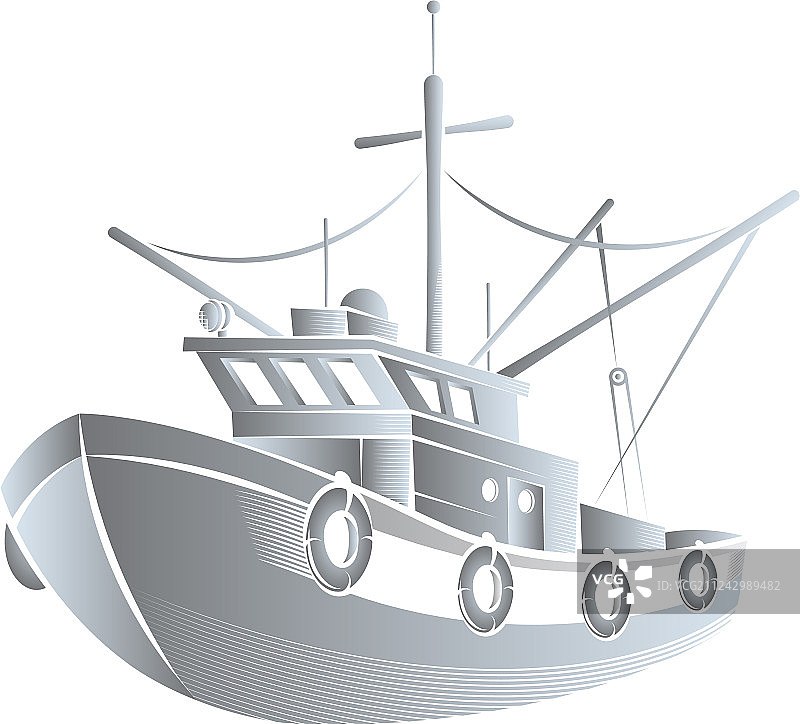 渔船概念设计图片素材