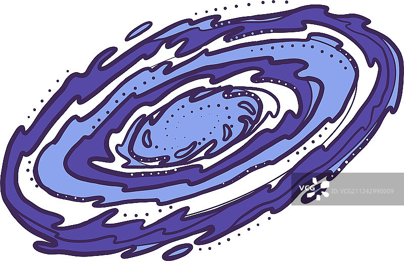 手绘风格星系图标图片素材