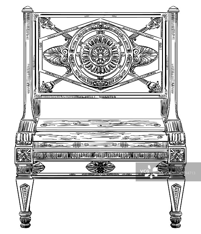 板凳上图片素材