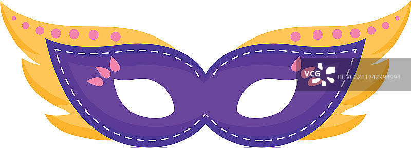 狂欢节面具配饰图标图片素材