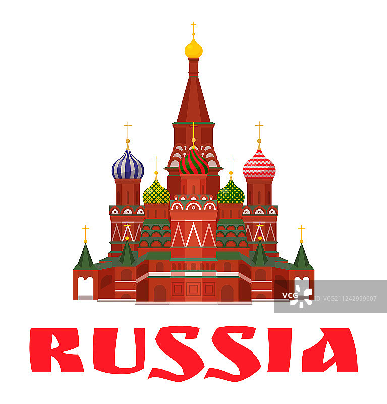 圣瓦西里大教堂文化遗产海报图片素材