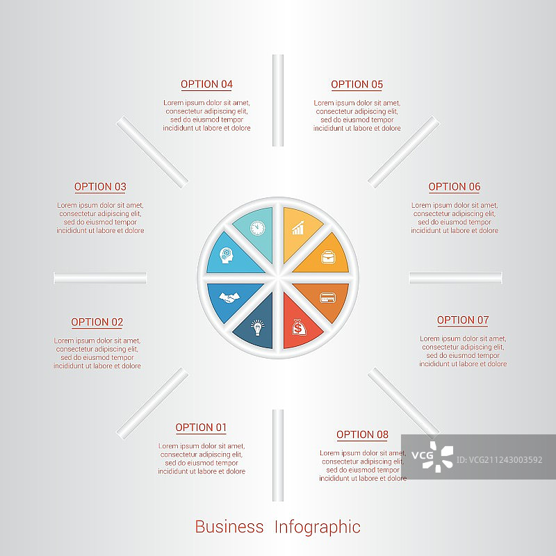 馅饼信息图8图片素材