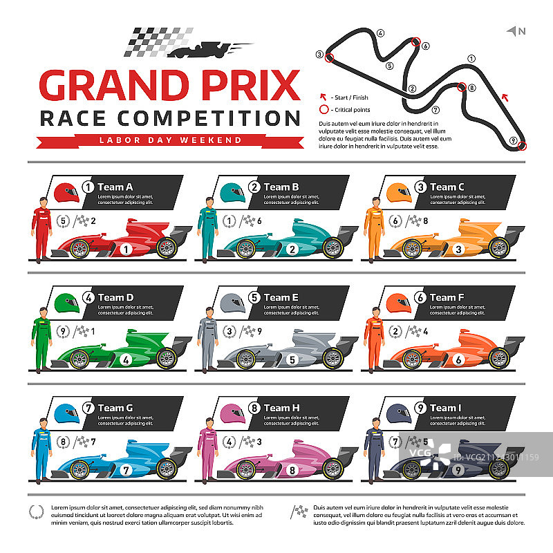 赛车与赛车手图片素材