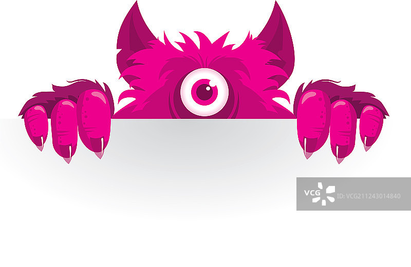 卡通怪物贴纸图片素材