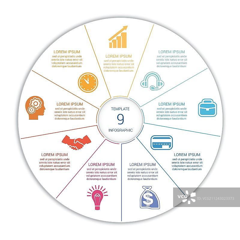 环形饼图图片素材