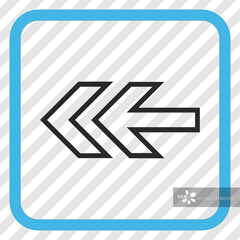 框架中的向左方向图标图片素材