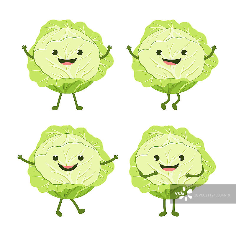 卡通卷心菜合集图片素材