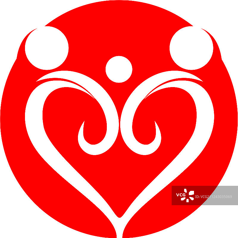 收养社区关爱Logo模板图标图片素材