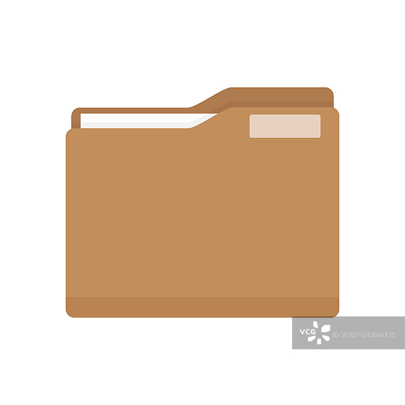 带文件的马尼拉文件夹图片素材