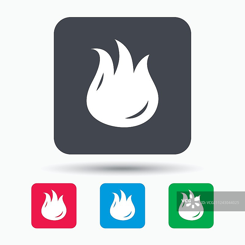 火焰篝火标志图片素材