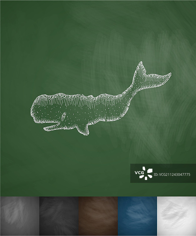 抹香鲸图标图片素材