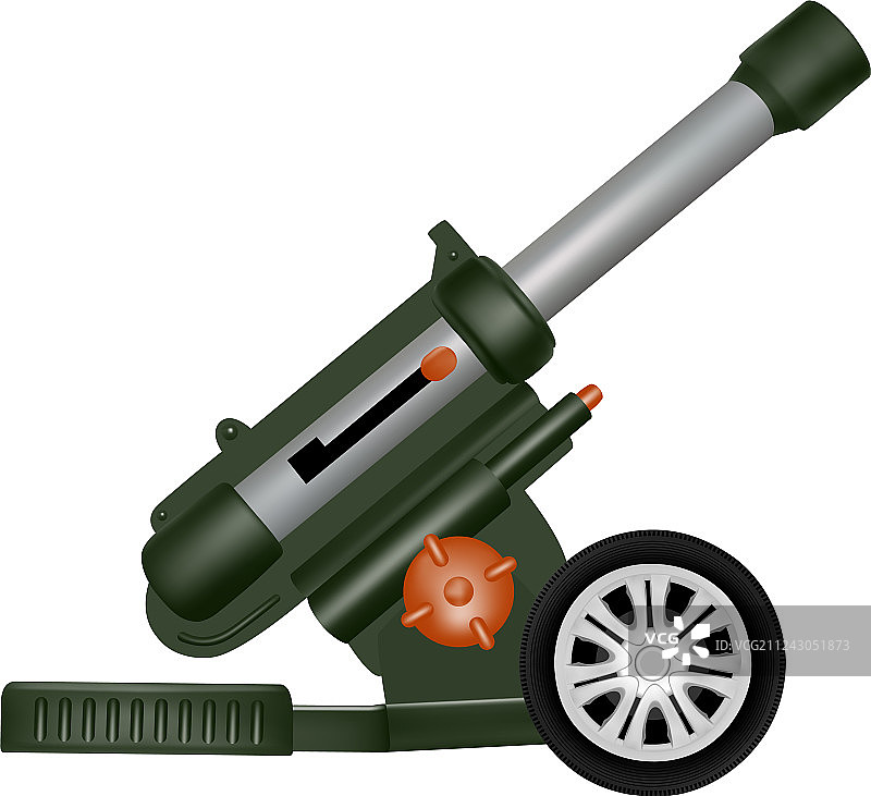 塑料玩具炮图片素材