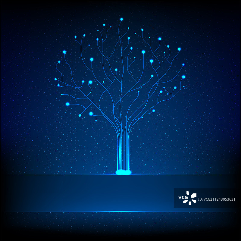 光纤树图片素材