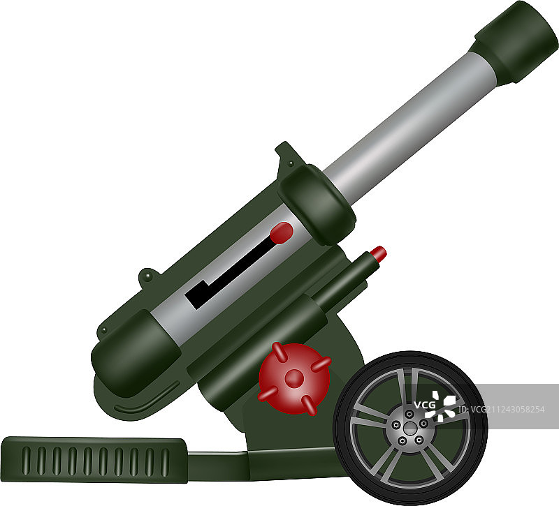 塑料玩具炮图片素材