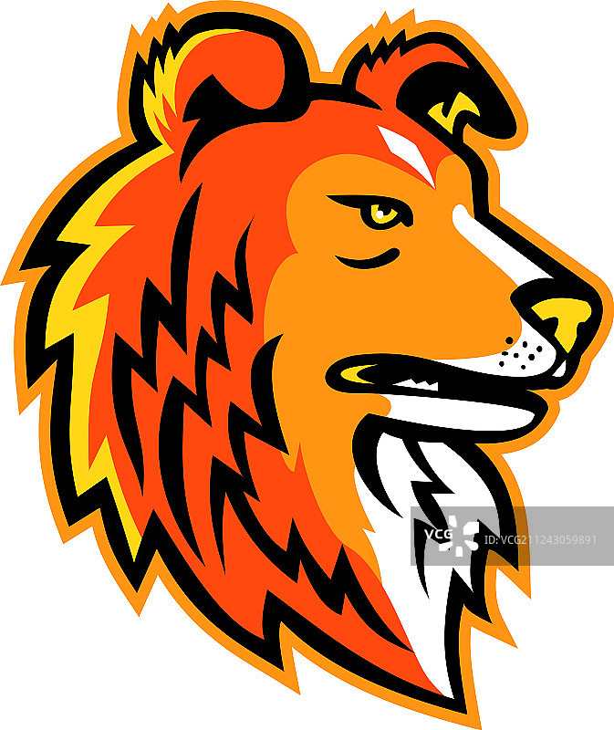 设得兰牧羊犬吉祥物图片素材