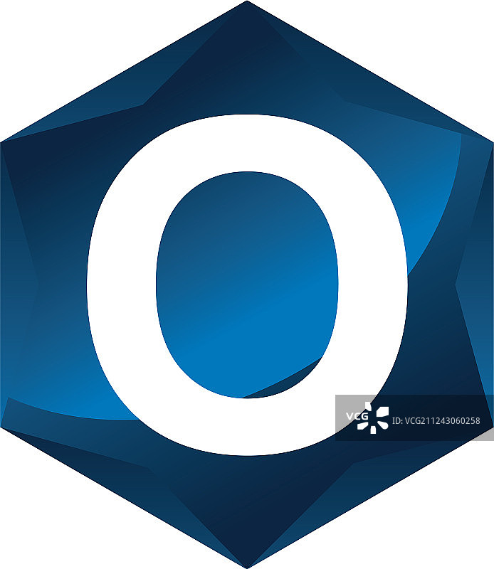 现代字母O图片素材