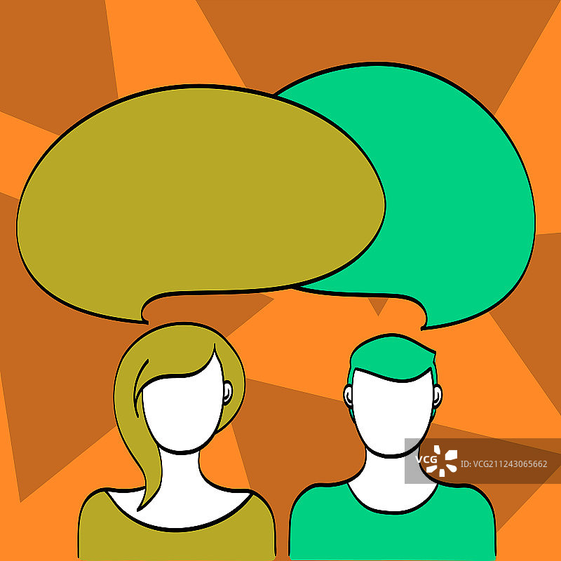 人物和空白面孔图片素材