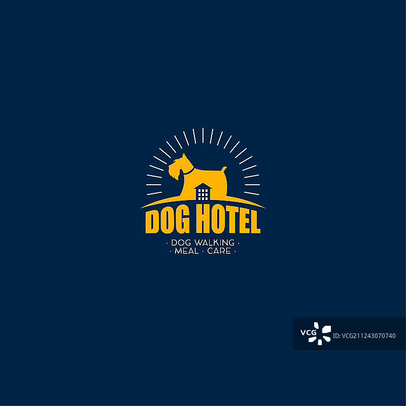 狗狗酒店logo图片素材