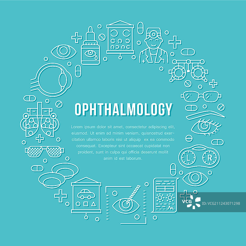 眼科眼睛健康护理图片素材