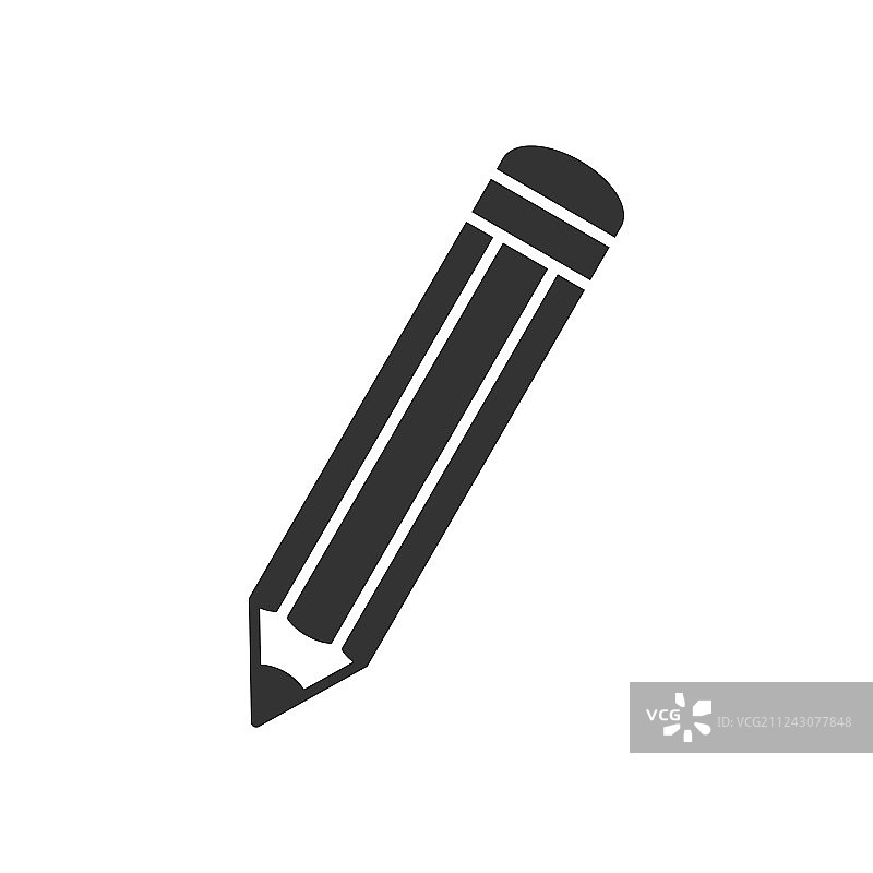 黑色铅笔图标图片素材