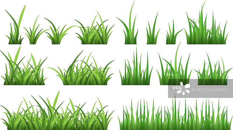 绿色田野草地的自然风光图片素材