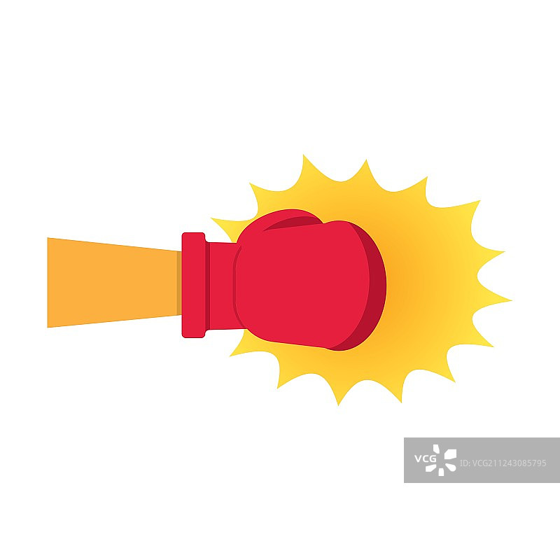 拳击手套打图片素材