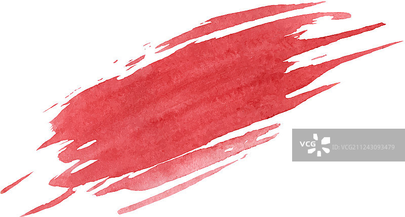 白色背景上的红色油漆污迹纹理图片素材