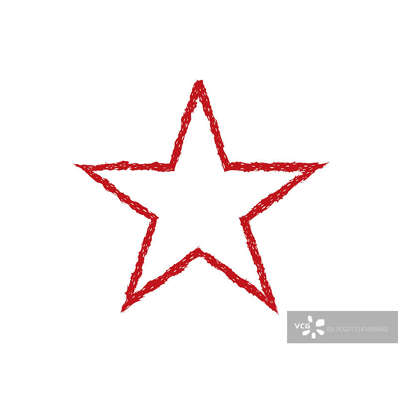 红色血液Grunge风星星图片素材