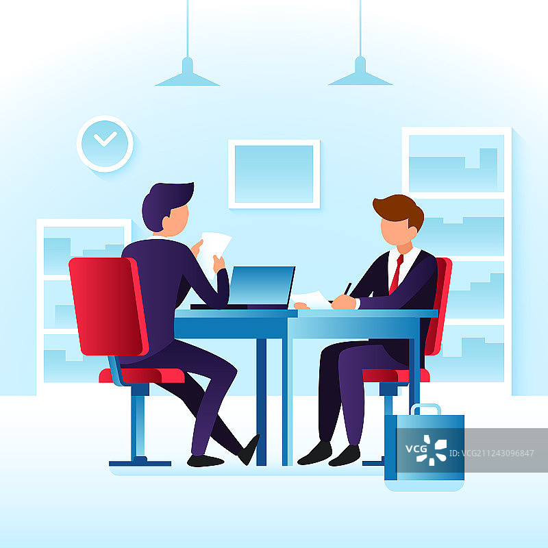 应聘者工作雇员和面试图片素材
