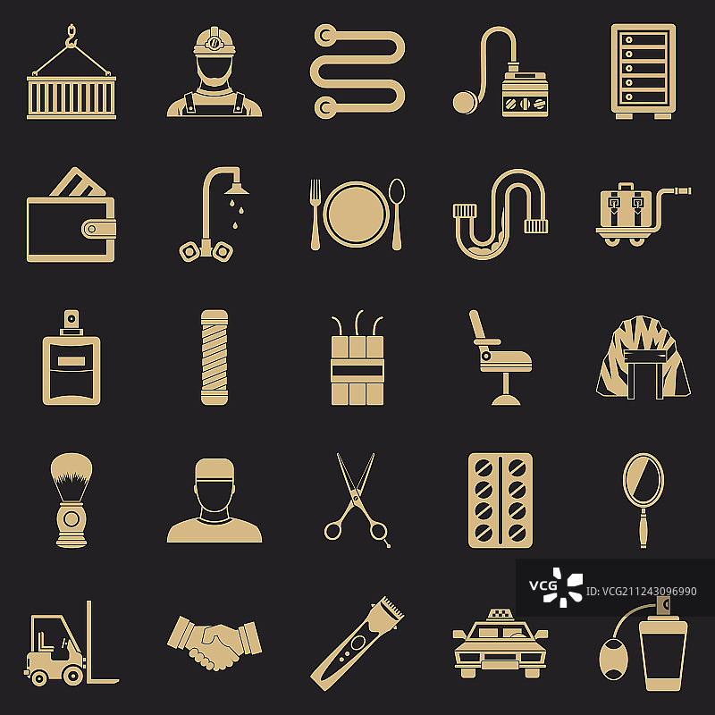 产品图标简约风格合集图片素材