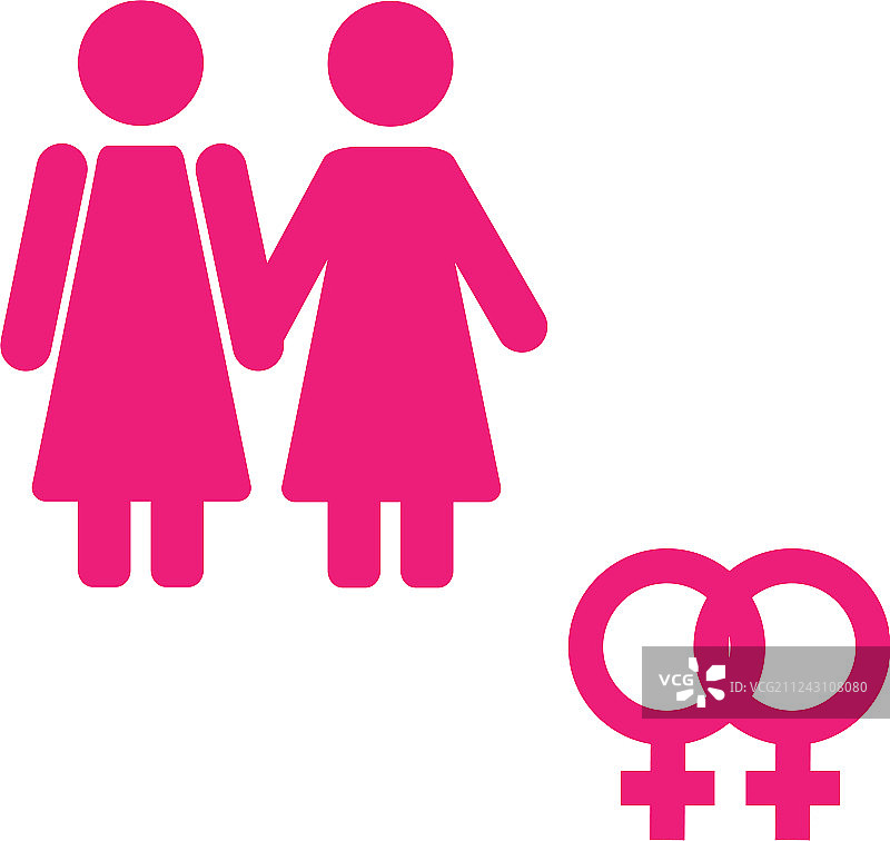 性别符号：男女儿童图片素材