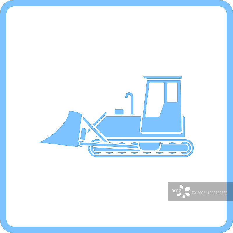 建筑推土机图标图片素材