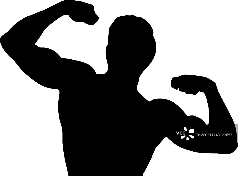 黑色剪影男人图片素材