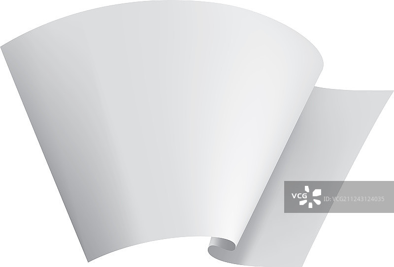 在白色背景上挥舞白旗图片素材