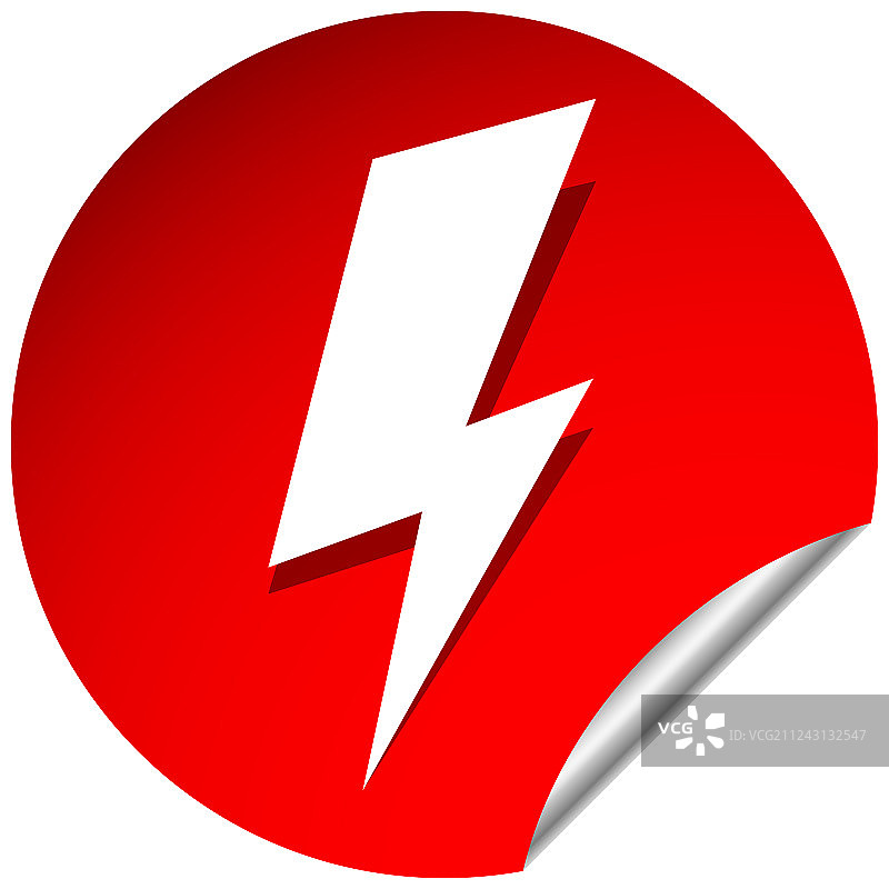 闪光闪电符号图标图片素材