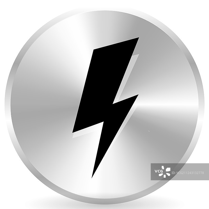 闪光闪电符号图标图片素材