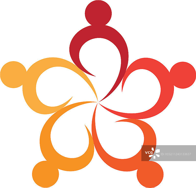 社区团队合作标志图片素材