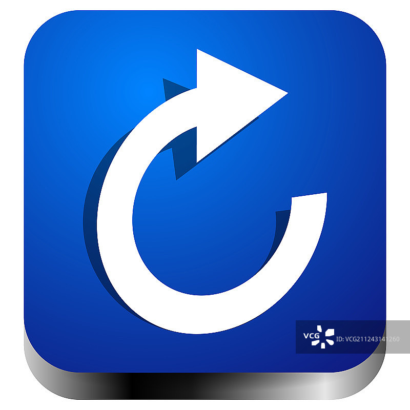 圆形箭头图标，旋转迭代图片素材