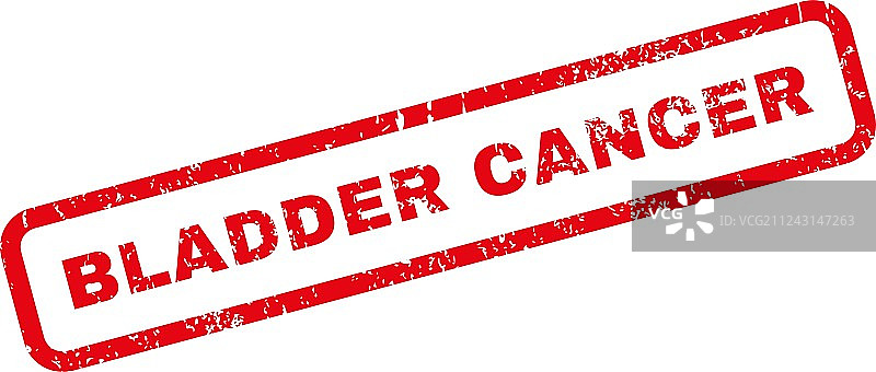 膀胱癌橡皮图章图片素材