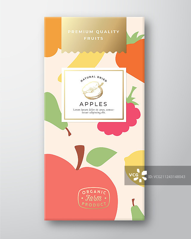 果干标签包装设计图片素材