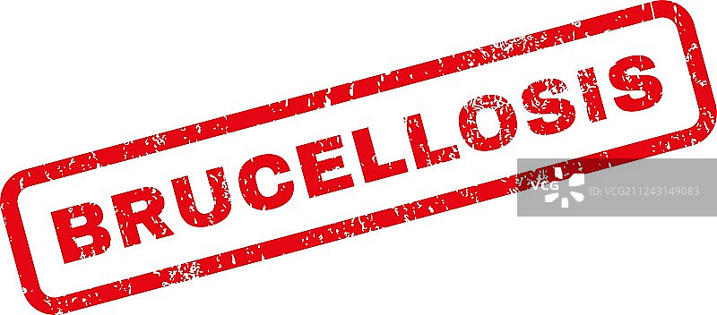 布鲁氏菌病橡皮图章图片素材