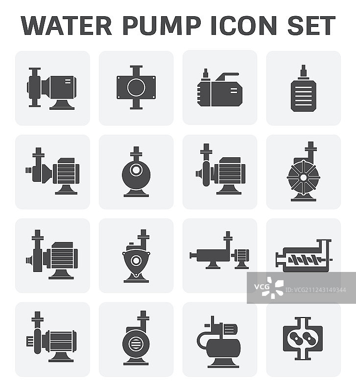 水泵图标图片素材