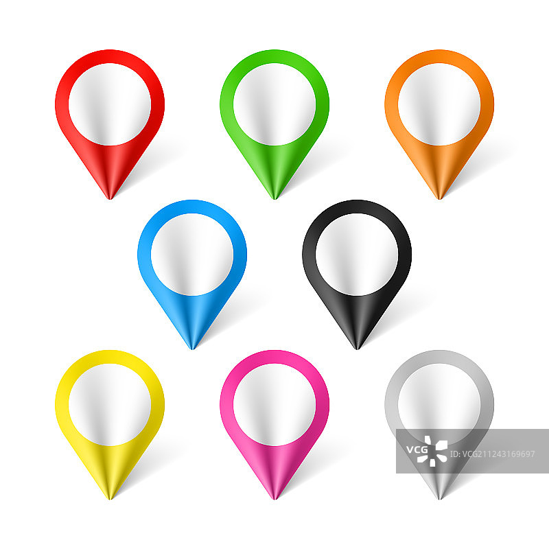 地图指针合集图片素材