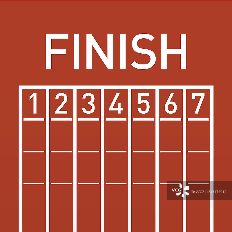 跑道上的终点线图片素材